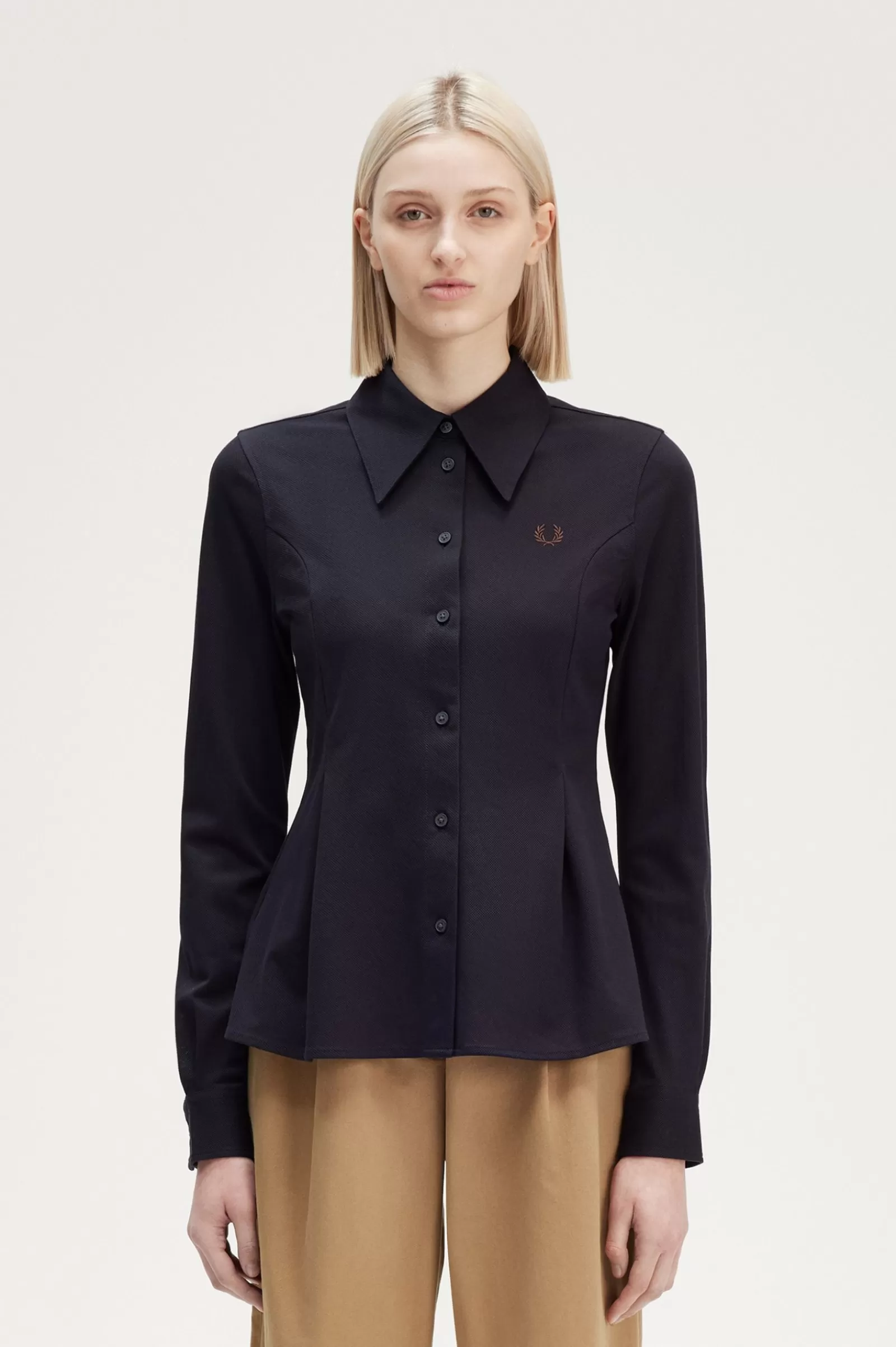 Outlet Woven Mesh Shirt Women T-Shirts & Tops