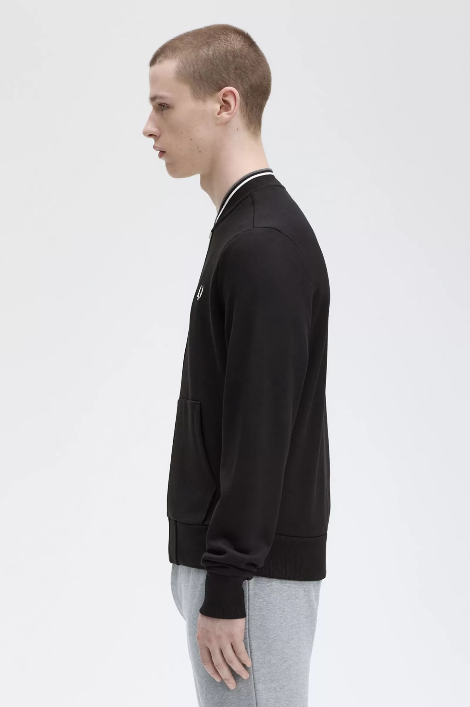 Outlet Zip Through Sweatshirt Sweatshirts
