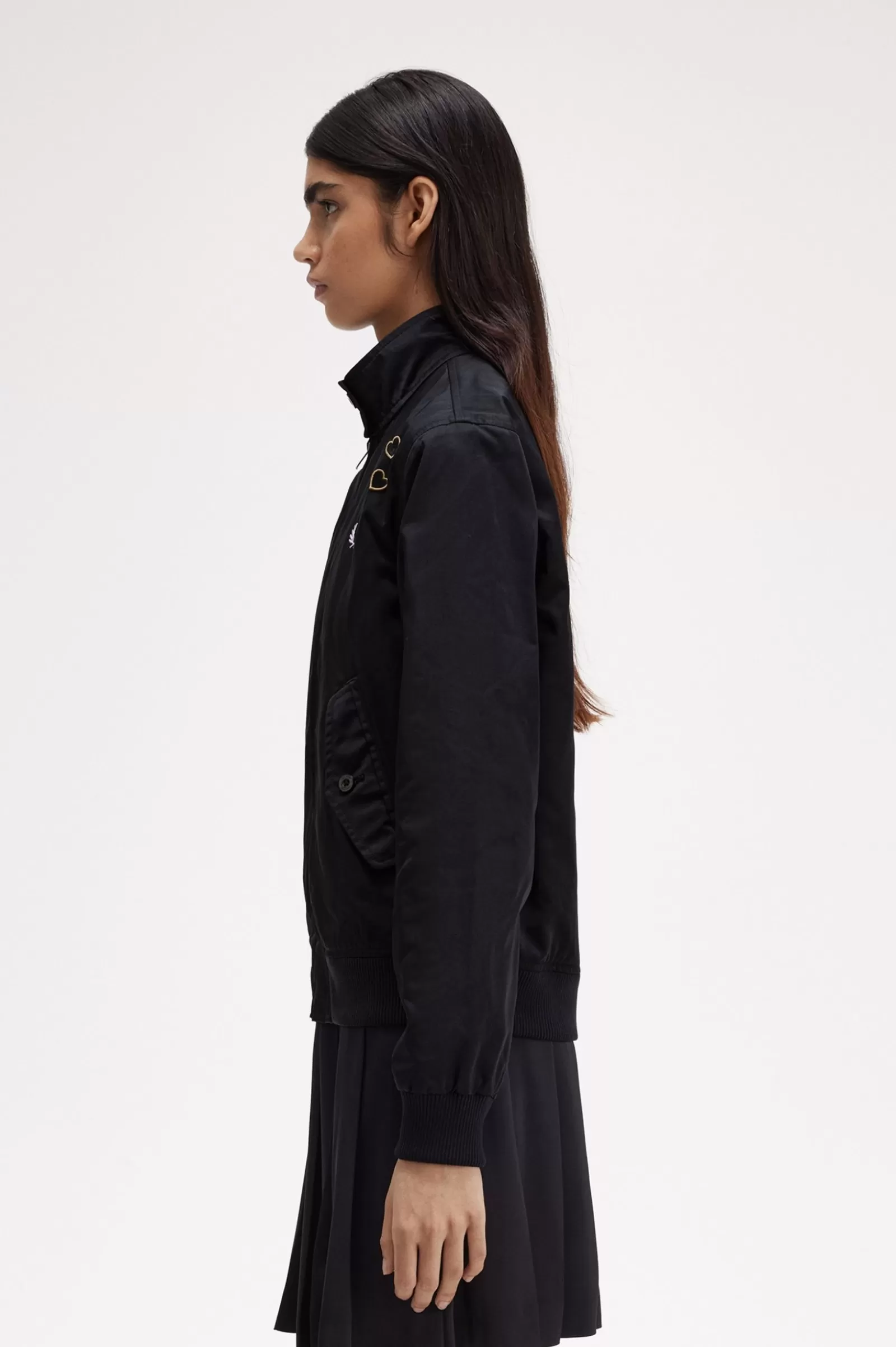 New Zip-Through Satin Jacket Women Coats & Jackets